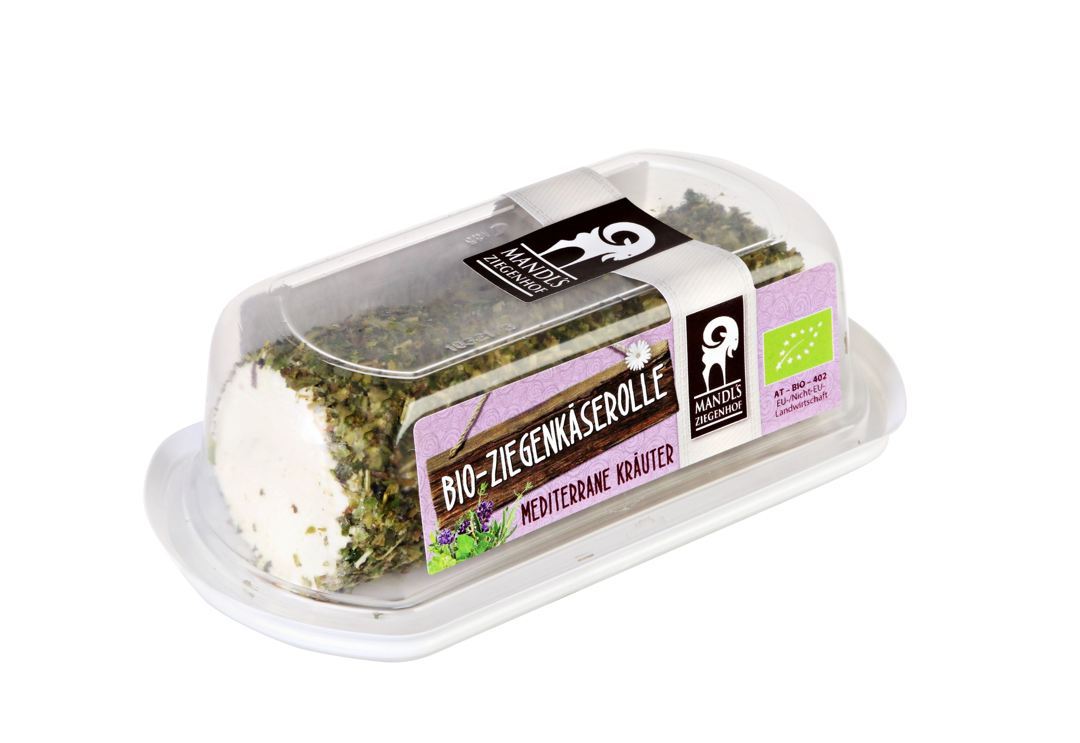 Bio- Ziegenkäseröllchen Mediterrane Käuter 100g