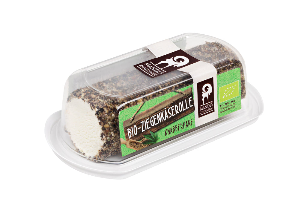 Bio- Ziegenkäseröllchen  Knabberhanf 100g