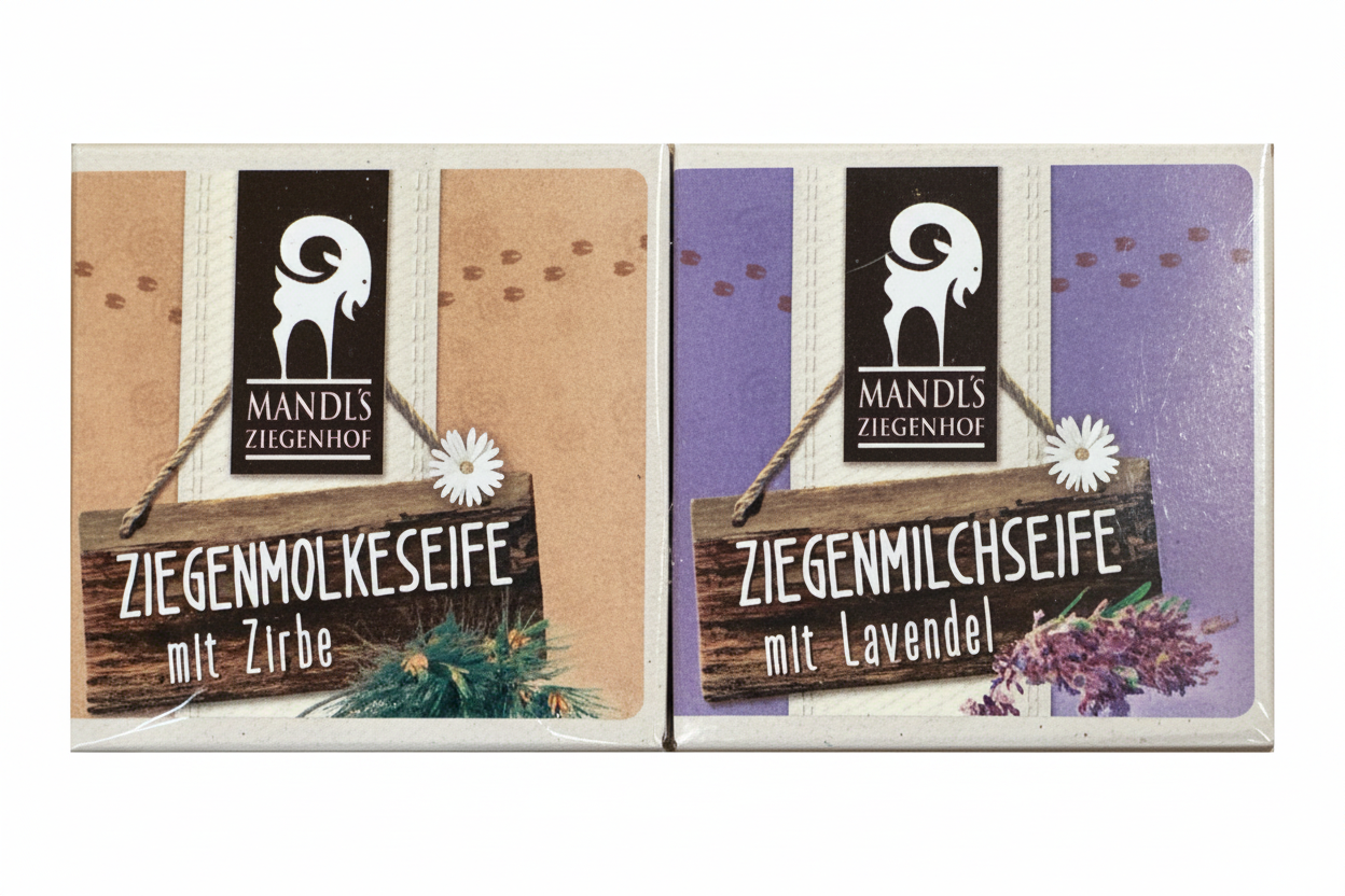 Seife Zirbe und Lavendel freigestellt
